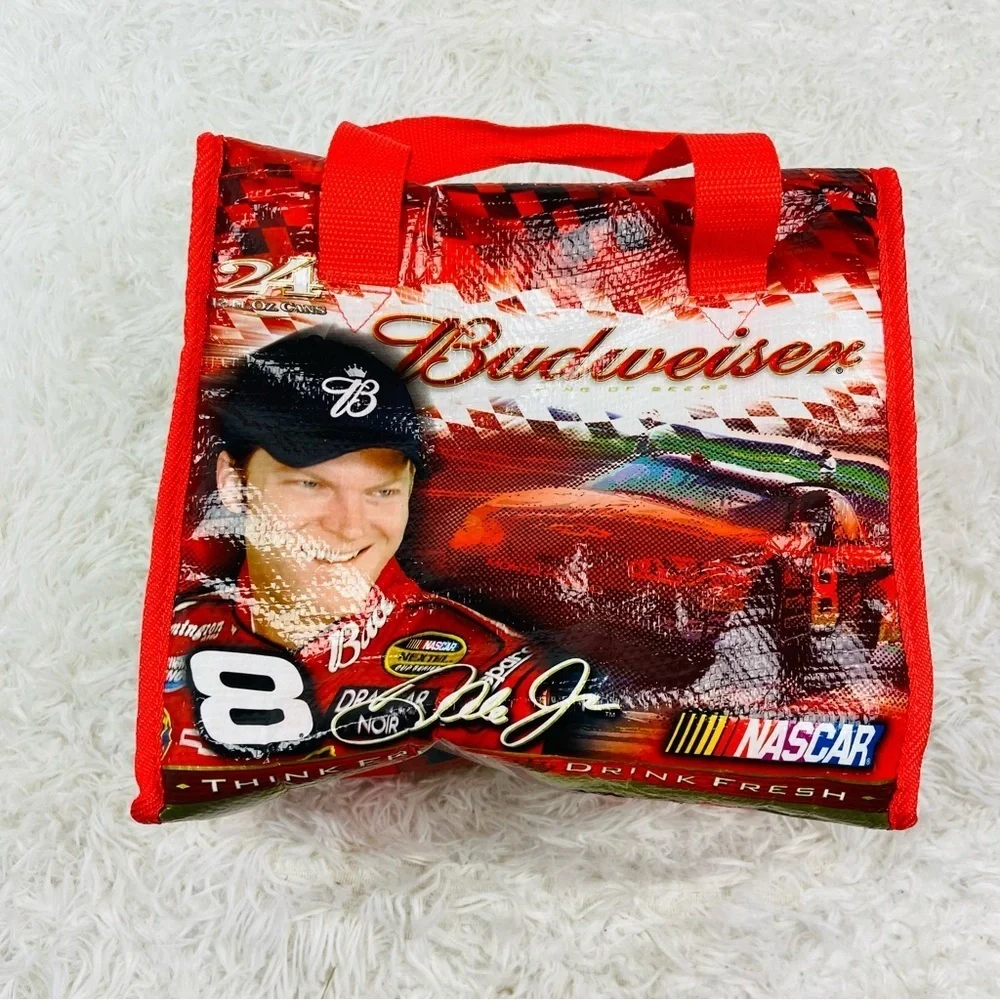 NASCAR BUDWEISER red Dale Earnhardt Junior #8 racing car insulated cooler